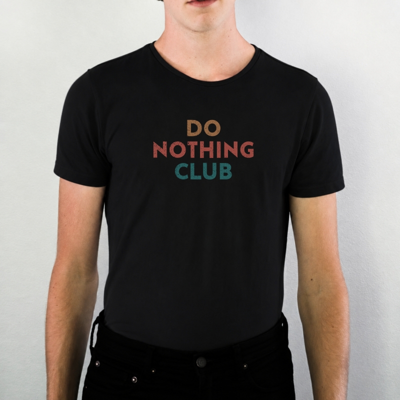 Marškinėliai "Do nothing club"