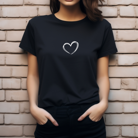Marškinėliai "Širdelė"