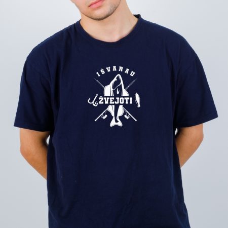 Marškinėliai "Išvarau žvejoti"