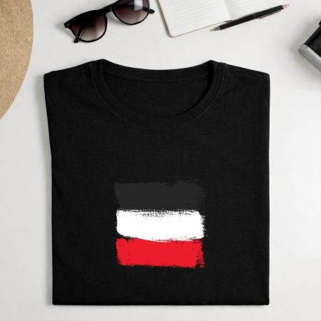 Marškinėliai "Juoda balta raudona"