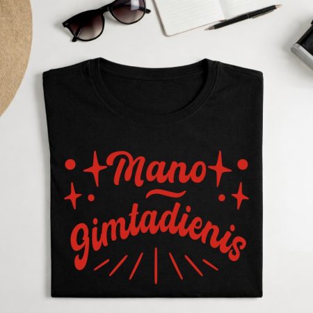 Marškinėliai "Mano gimtadienis"