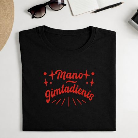 Marškinėliai "Mano gimtadienis"