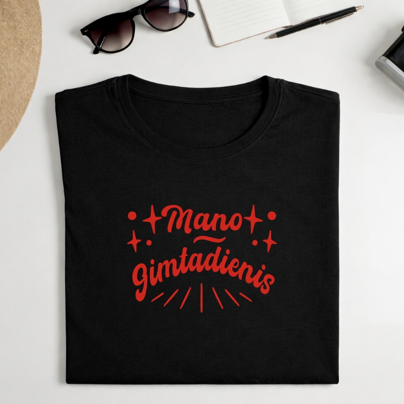 Marškinėliai "Mano gimtadienis"