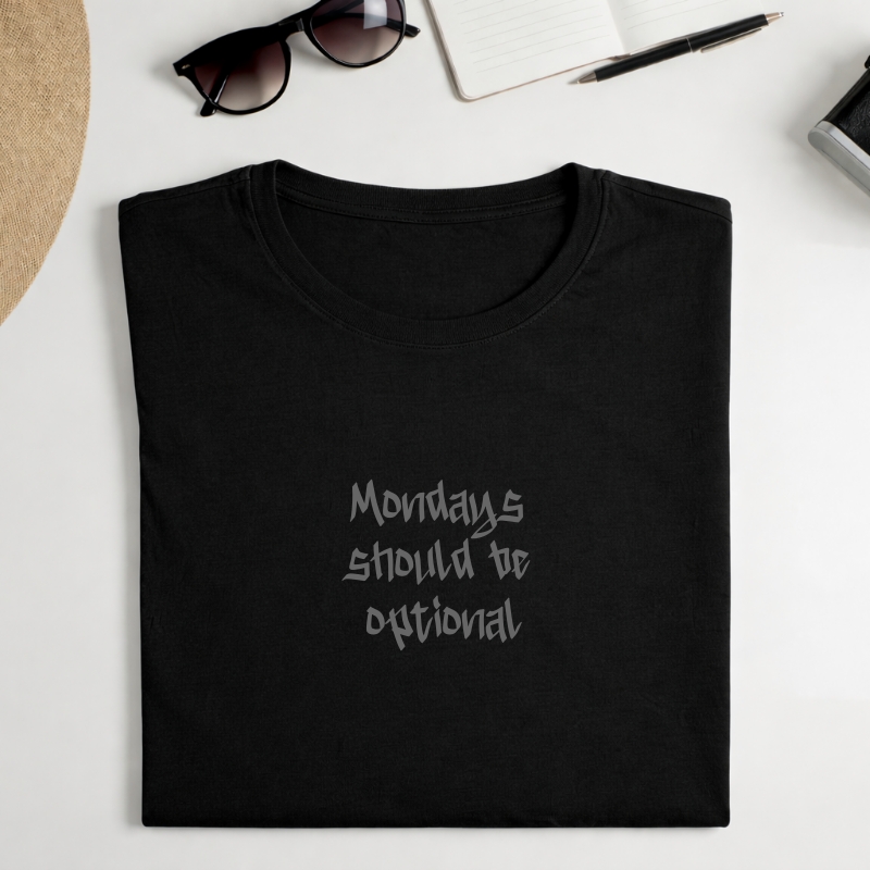 Marškinėliai "Mondays should be optional"