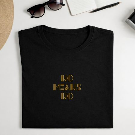 Marškinėliai "No means no"