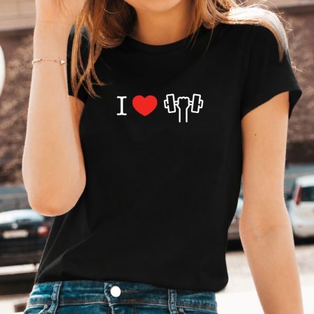 Marškinėliai "I love gym"